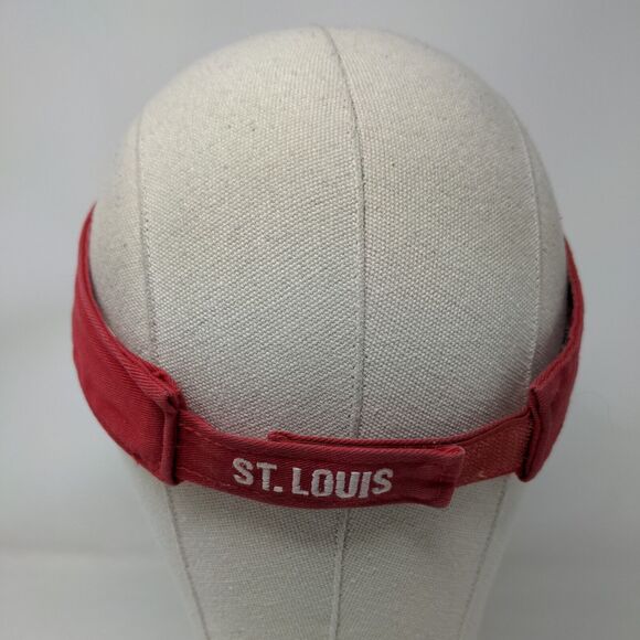 St. Louis Cardinals Puma Strapback Sun Visor Cap Hat Red OSFA Embroidered Logo - Picture 5 of 8
